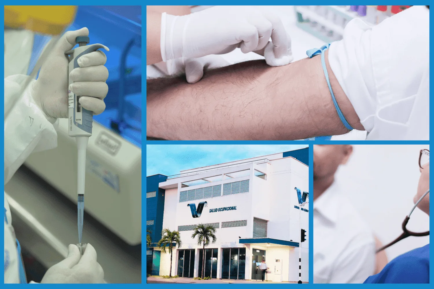 Toma de muestras, laboratorio clínico y consulta médica ocupacional en RVO IPS